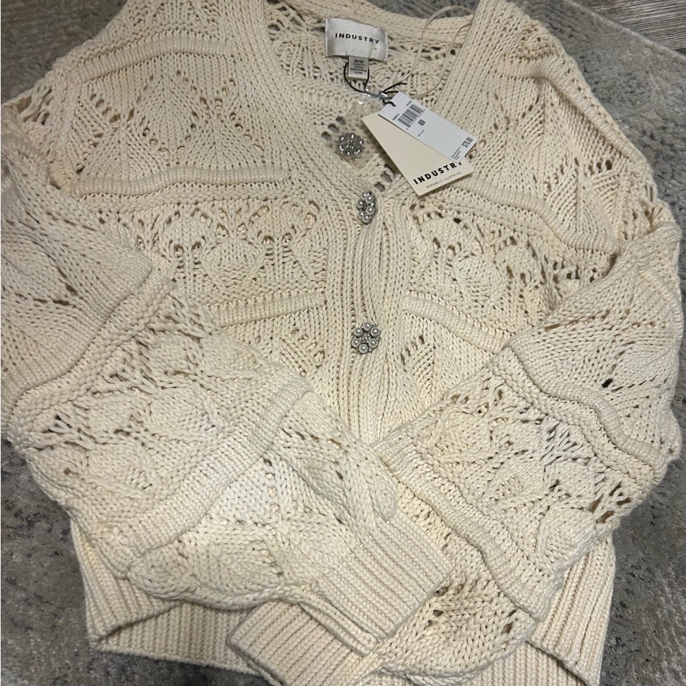 Industry Cream Knit Sweater